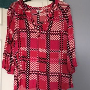 Pink Crown and Ivy Blouse